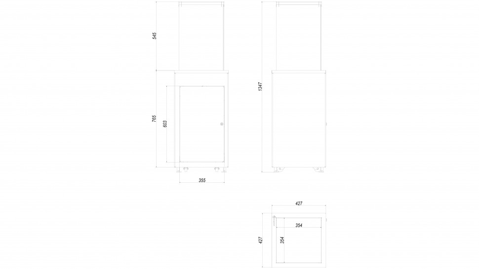 PATIO MINI/G31/37MBAR/S - сталь, с пультом ДУ