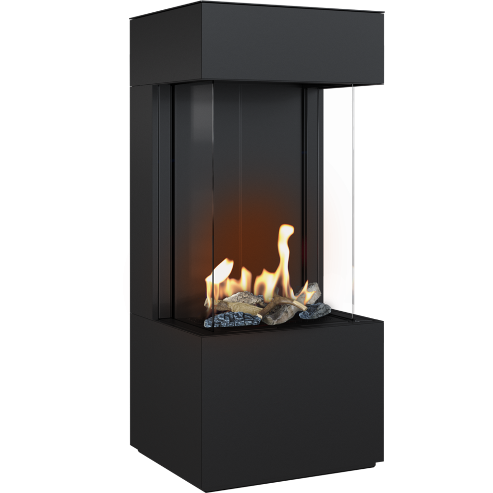 Каминокомплект газовый Kratki PRO LEO HOME BOX LP/45/68/G31/37MBAR/C (баллон)