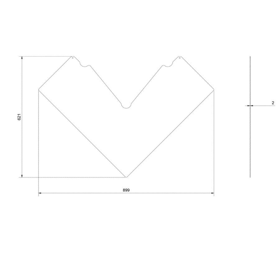 Притопочный лист Kratki REN квадрат