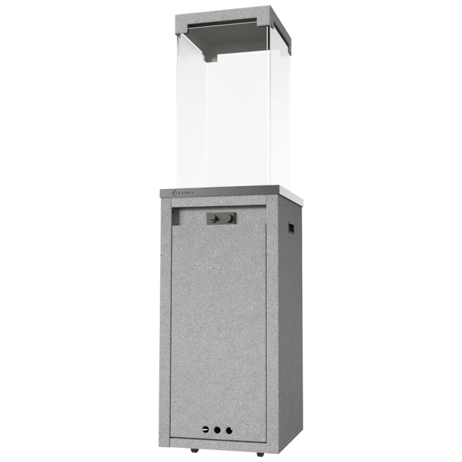 Нагреватель газовый PATIO/LIGHT сталь, цвет гранит