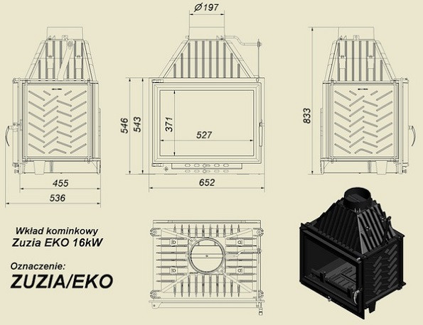 Топка ZUZIA/EKO