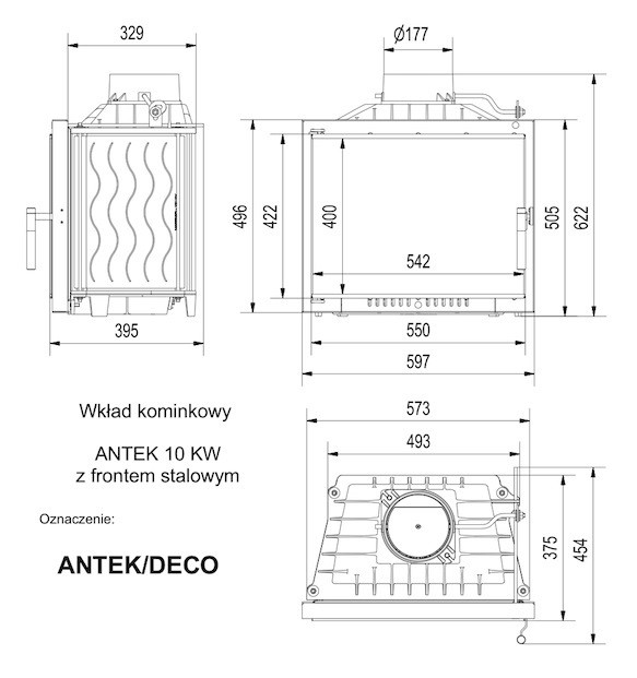 Топка ANTEK/DECO