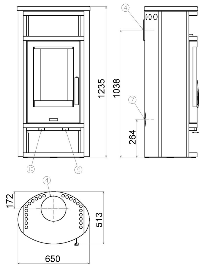 Печь ABX Polar 8