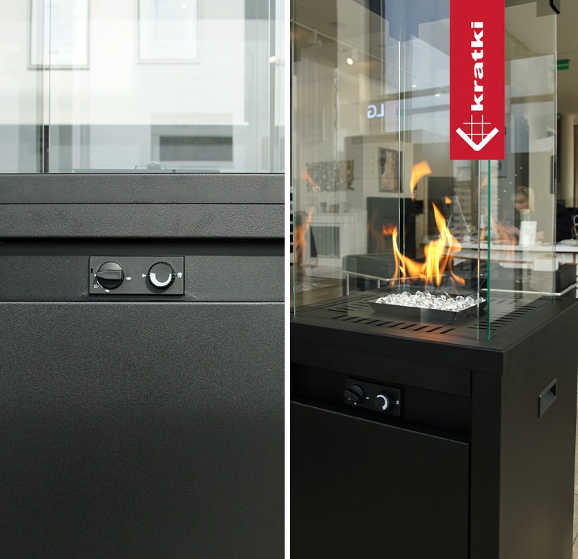 Нагреватель газовый PATIO/LIGHT, сталь, черный