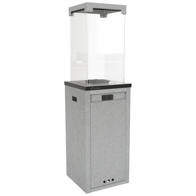 Нагреватель газовый PATIO/LIGHT сталь, цвет гранит