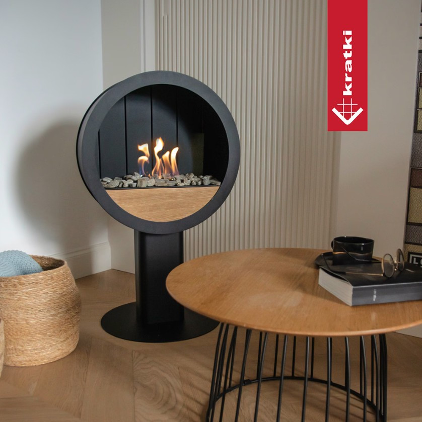Биокамин напольный Kratki Orbio TUV
