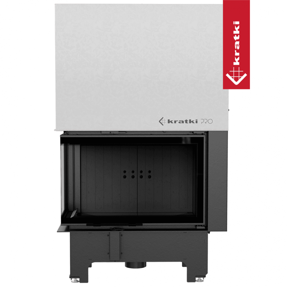 Топка VNL/810/410 Black угловое стекло слева, гильотина АКЦИЯ!