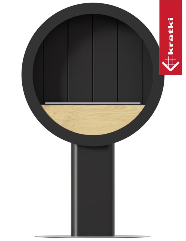 Биокамин напольный Kratki Orbio TUV