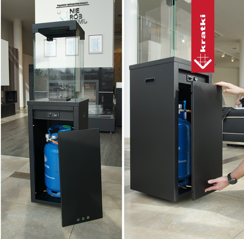 Нагреватель газовый PATIO/LIGHT, сталь, черный