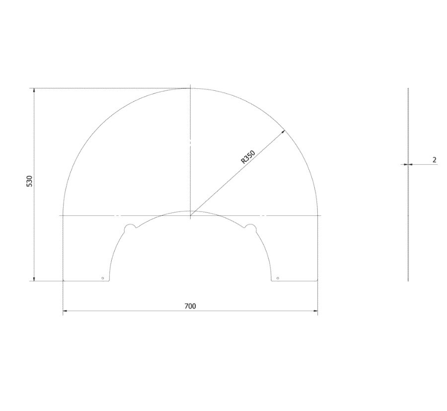 Притопочный лист Kratki RUNA
