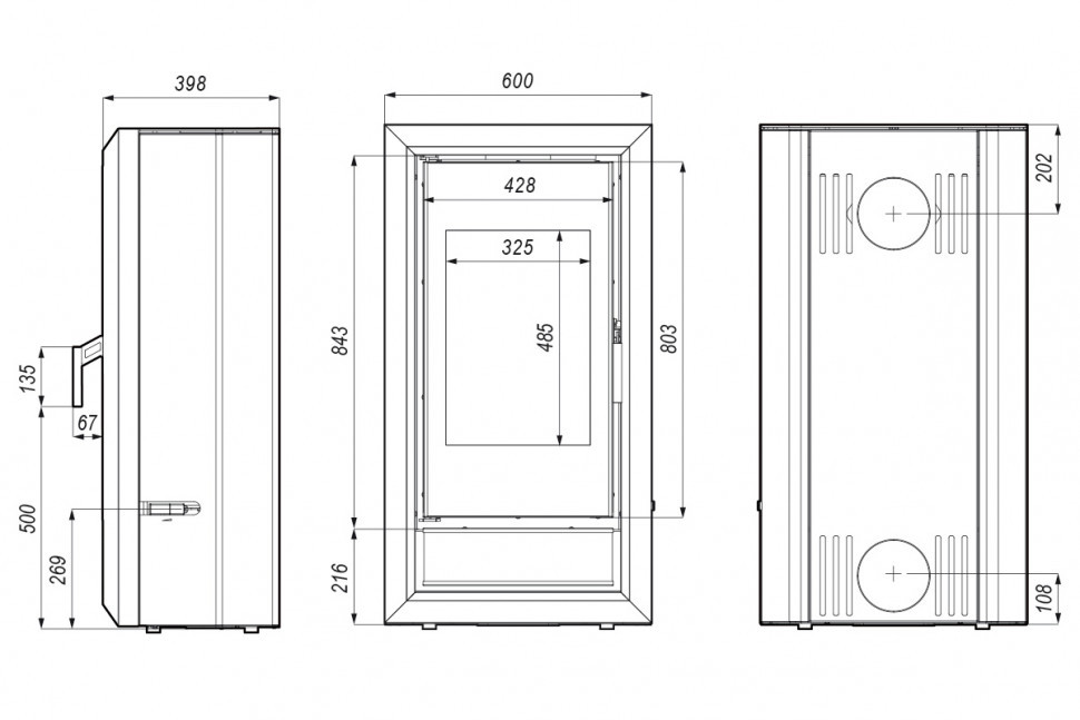 Печь DEFRO HOME IGNIS, 9кВт