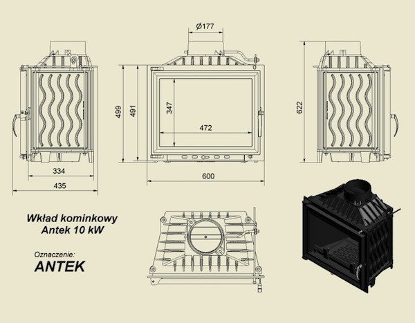 Топка ANTEK/180