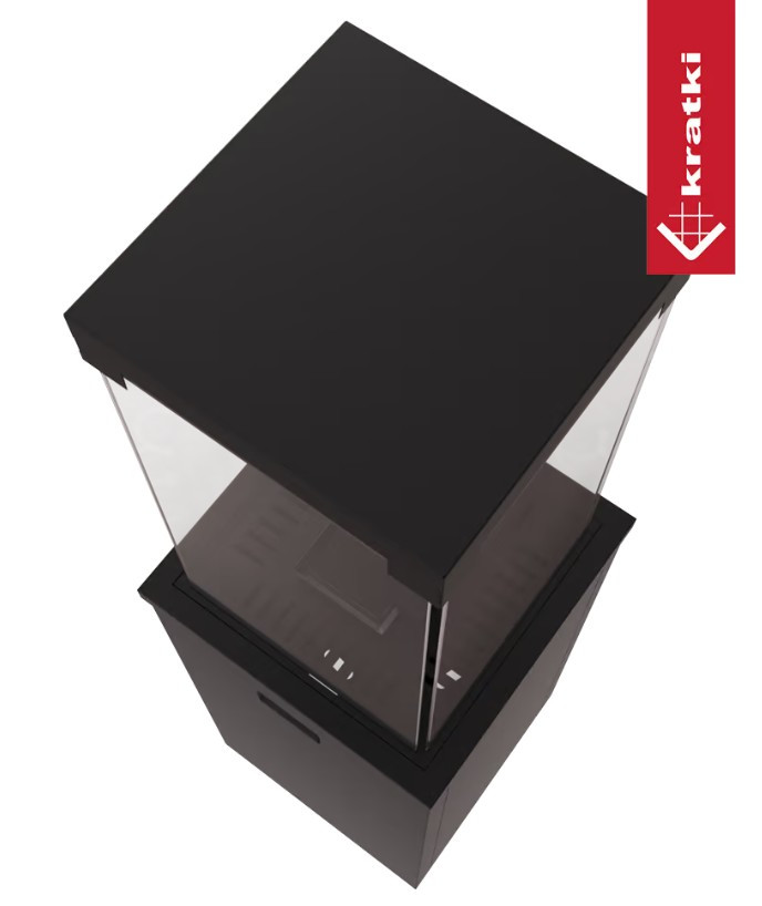 Нагреватель газовый PATIO/LIGHT, сталь, черный