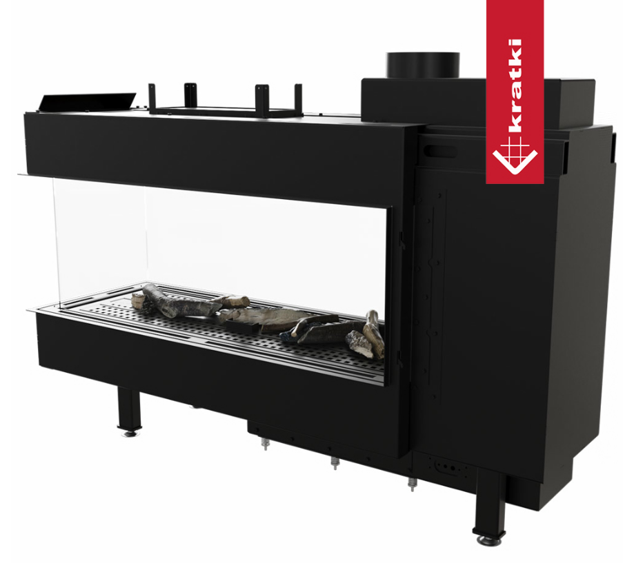Газовая топка Kratki Pro LEO/LP/100/G31/37MBAR (баллонный газ)