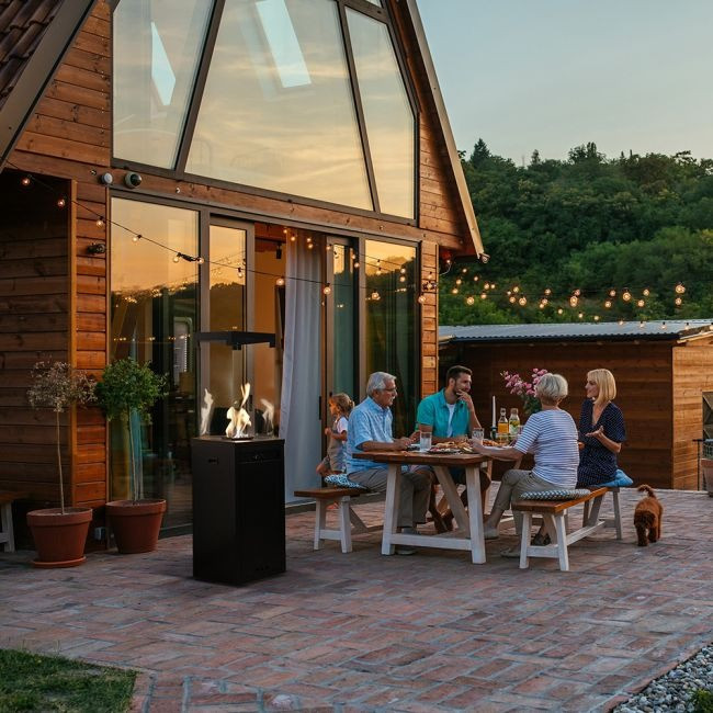 Нагреватель газовый PATIO/LIGHT сталь, цвет гранит