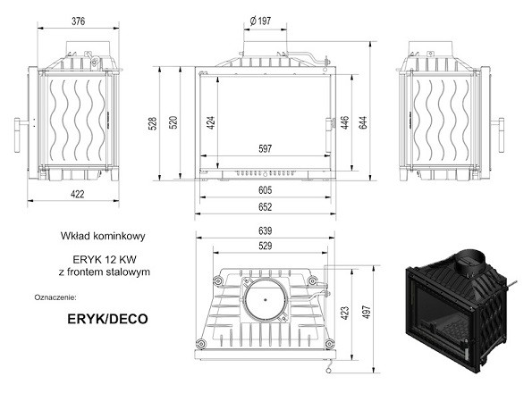 Топка ERYK/DECO