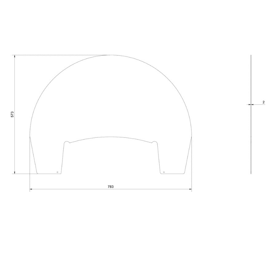 Притопочный лист Kratki TOFA