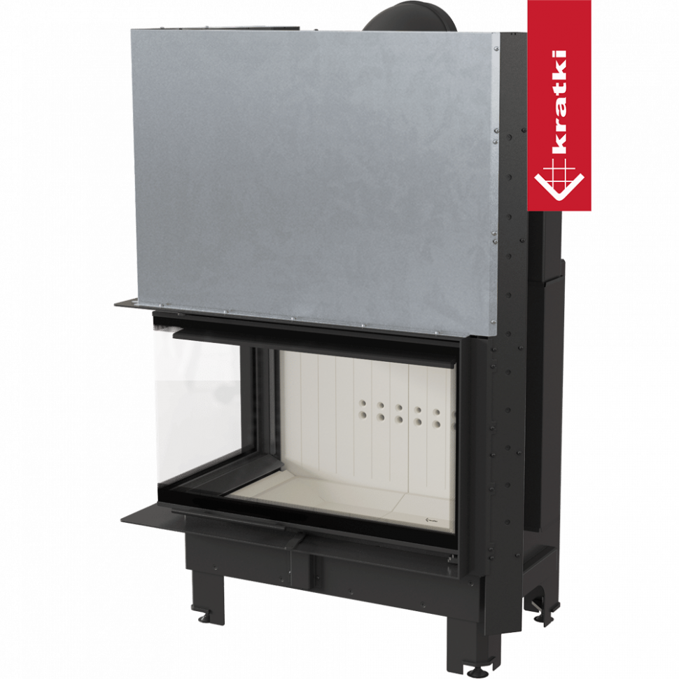 Топка Kratki PRO MBO/L/BS/G угловое стекло слева, гильотина