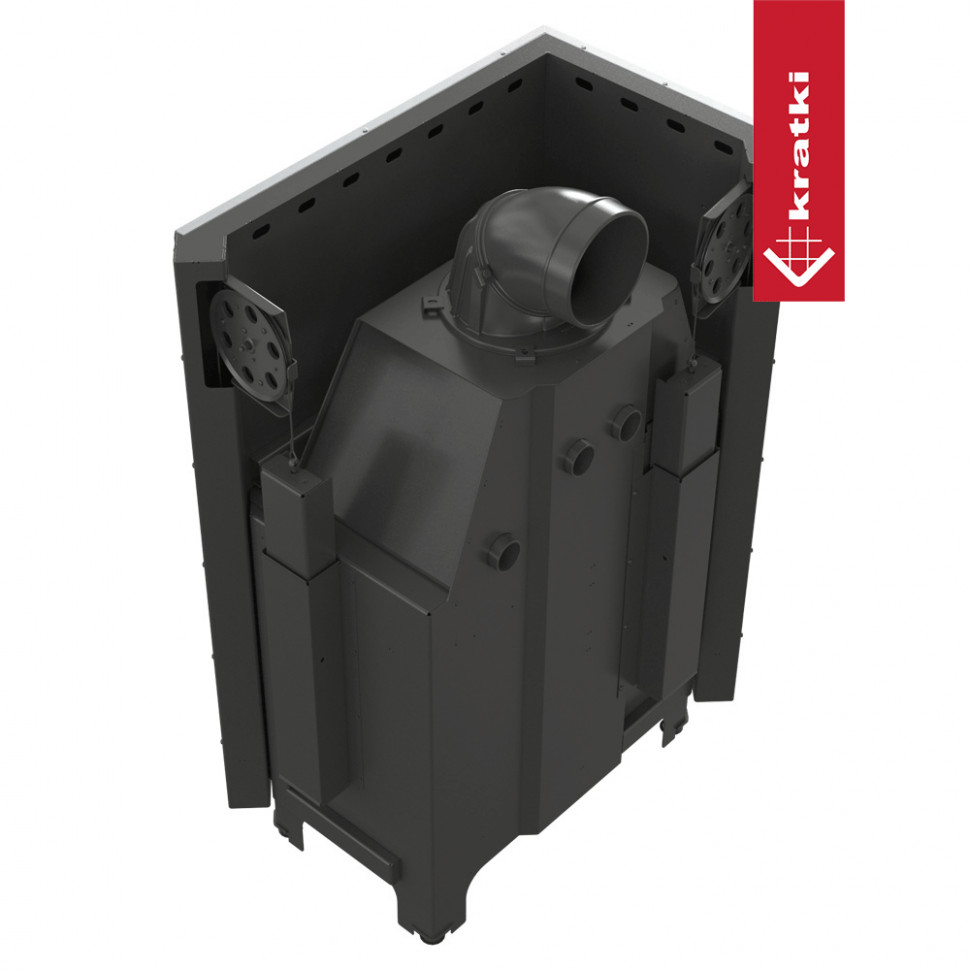 Топка Kratki PRO MBO/L/BS/G угловое стекло слева, гильотина