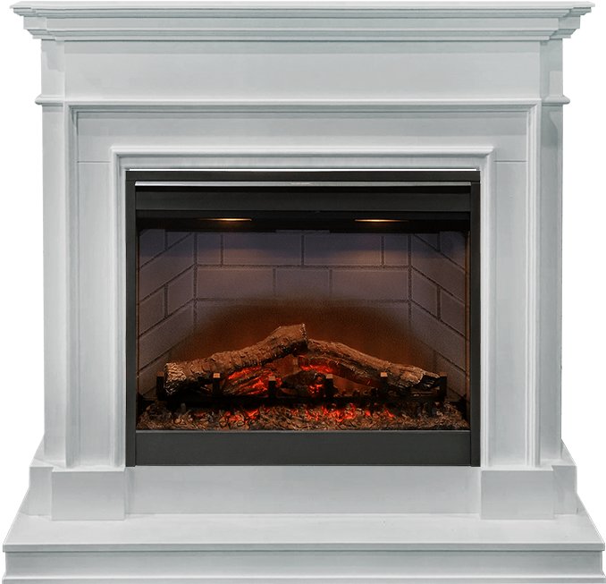 Каминокомплект Newport - Белый с очагом Symphony 26'' DF2608-INT