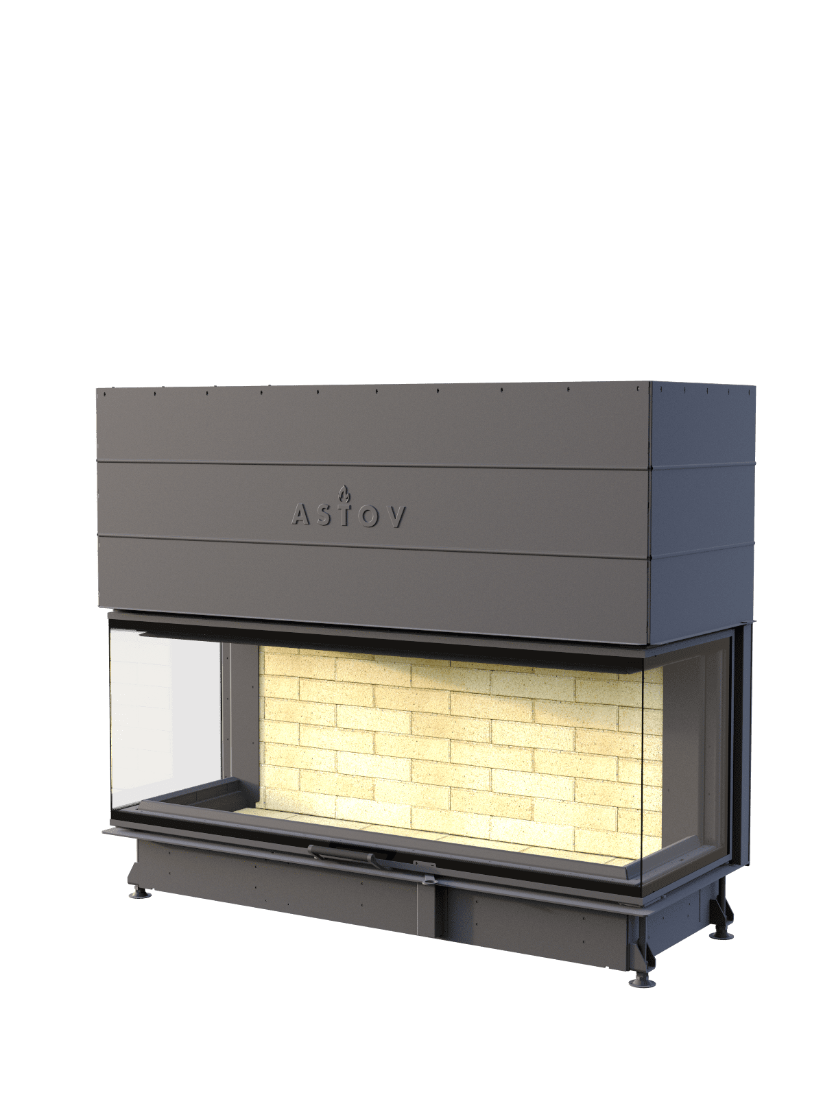 Каминная топка ASTOV П3С 15057 футеровка шамот Каминная топка ASTOV П3С 15057 футеровка шамот
