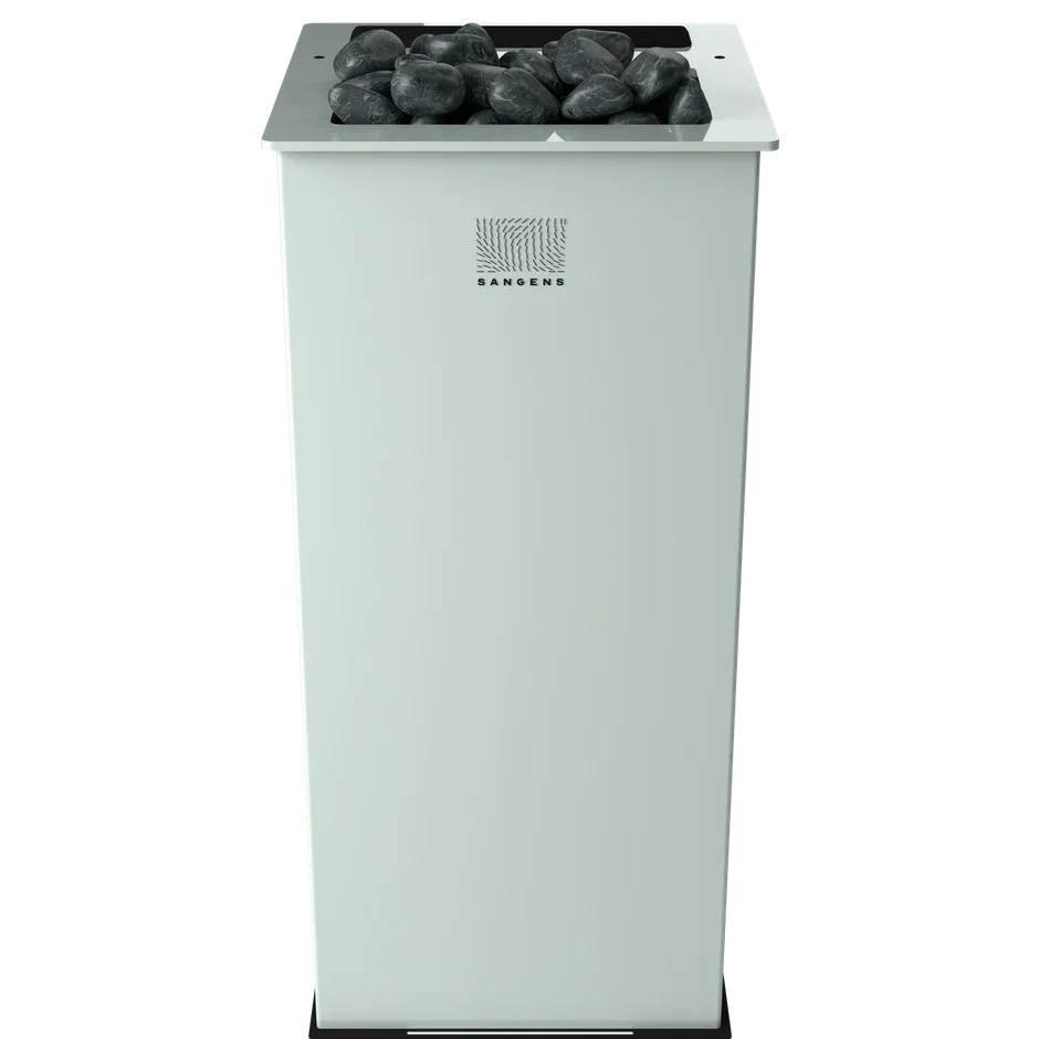 Электрическая банная печь Sangens W12G Glass White