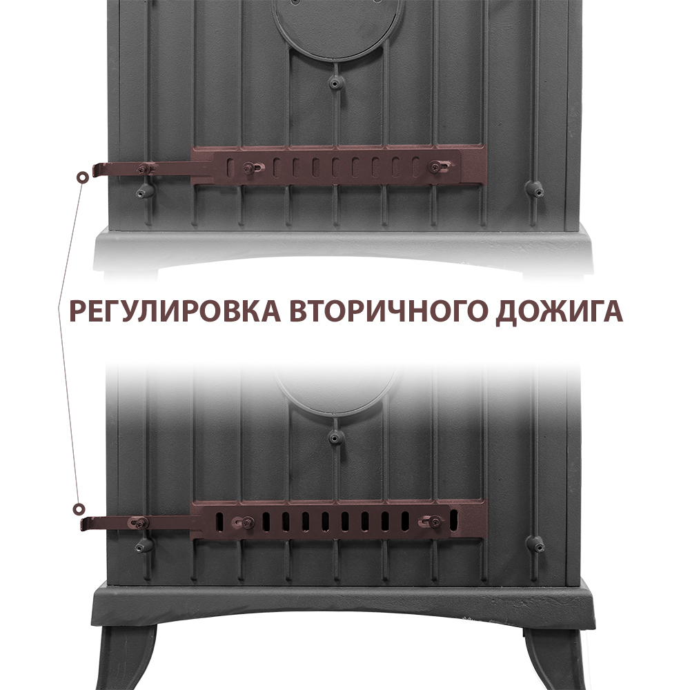 Печь-камин Везувий KZ-14 "Антрацит" Печь-камин Везувий KZ-14 "Антрацит"