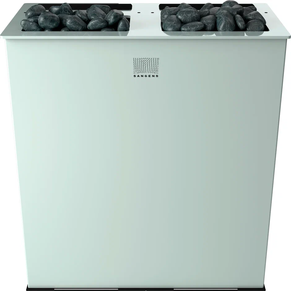 Электрическая банная печь Sangens W40G Glass White