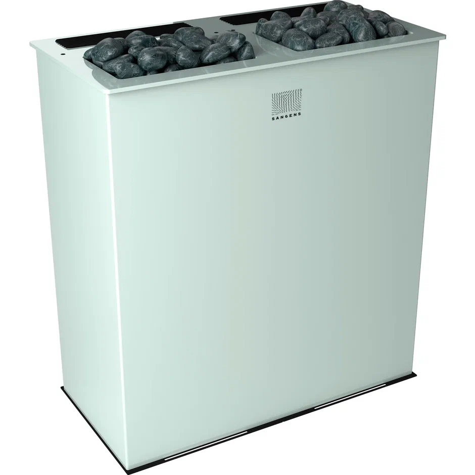 Электрическая банная печь Sangens W40G Glass White