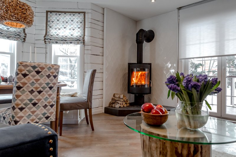 Печь-камин EMBER Радмила 500 D (чёрная)