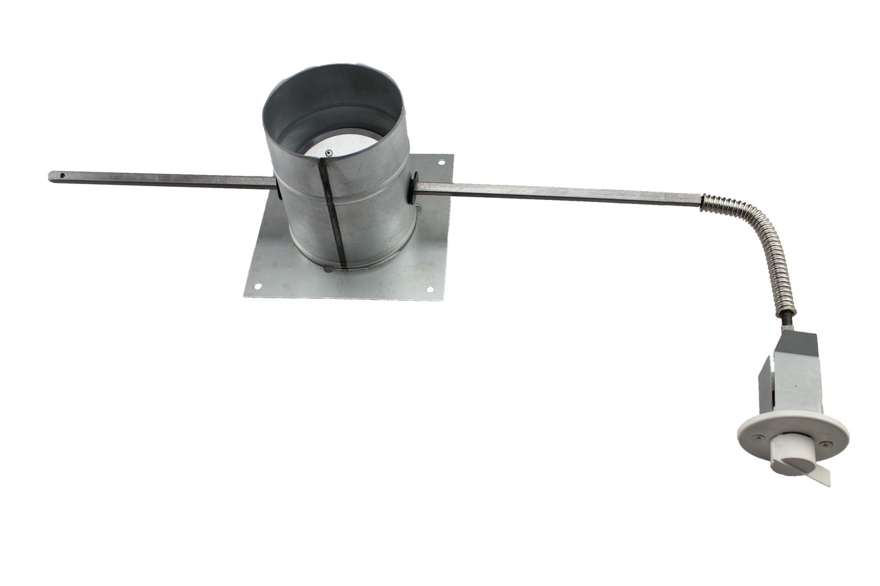 Клапан подачи воздуха с гибким валом с уплотнителем (длинна=750 мм) CB-tec Ø100