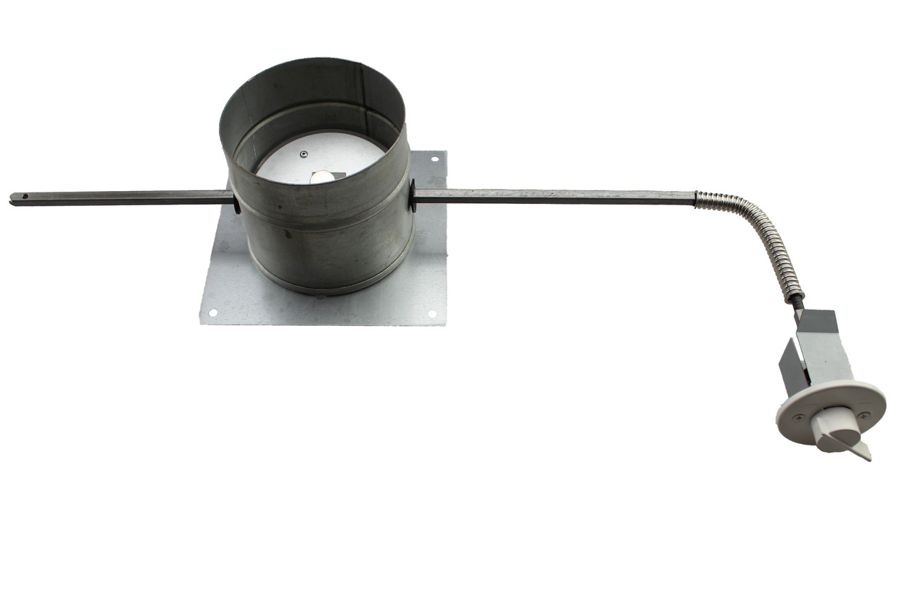 Клапан подачи воздуха с гибким валом с уплотнителем (длинна=750 мм) CB-tec Ø125