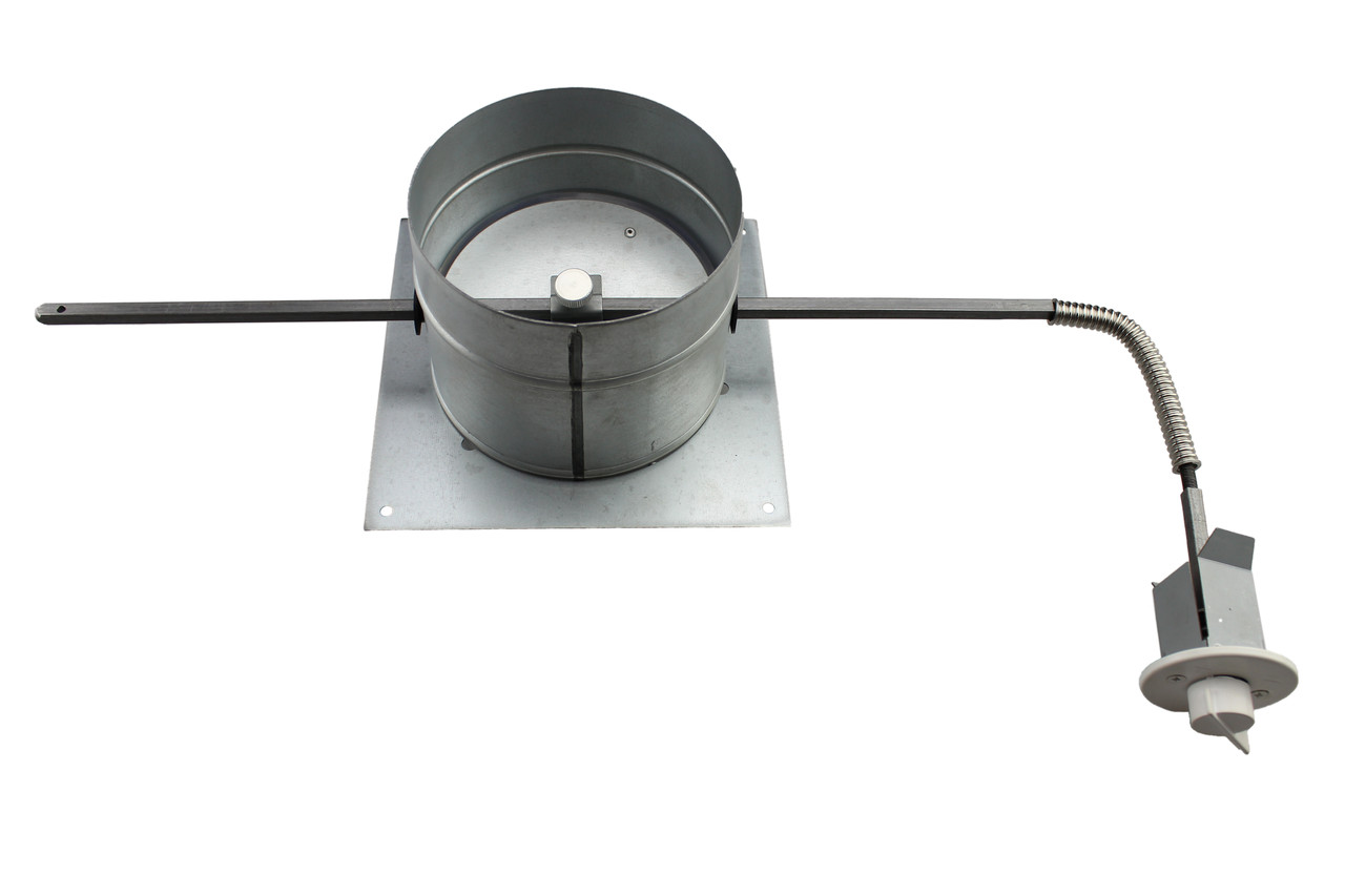 Клапан подачи воздуха с гибким валом с уплотнителем (длинна=750 мм) CB-tec Ø150