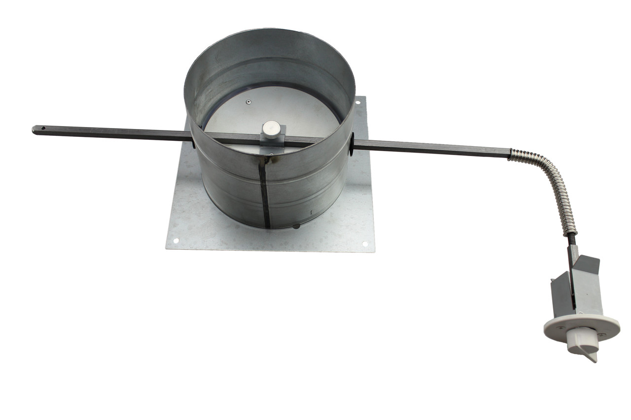 Клапан подачи воздуха с гибким валом с уплотнителем (длинна=750 мм) CB-tec Ø160
