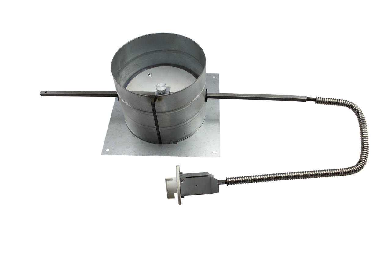Клапан подачи воздуха с гибким валом с уплотнителем (длинна=1000 мм) CB-tec Ø160