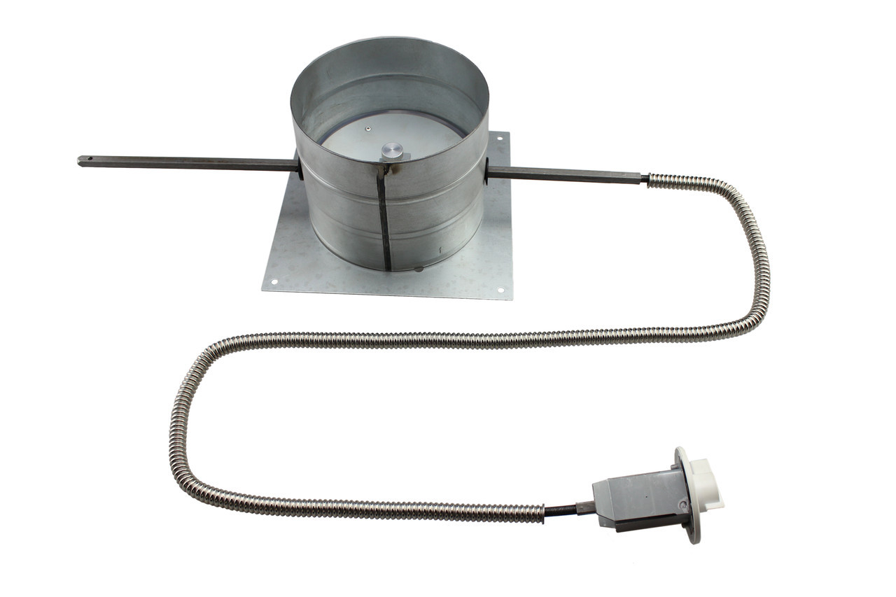 Клапан подачи воздуха с гибким валом с уплотнителем (длинна=1500 мм) CB-tec Ø180