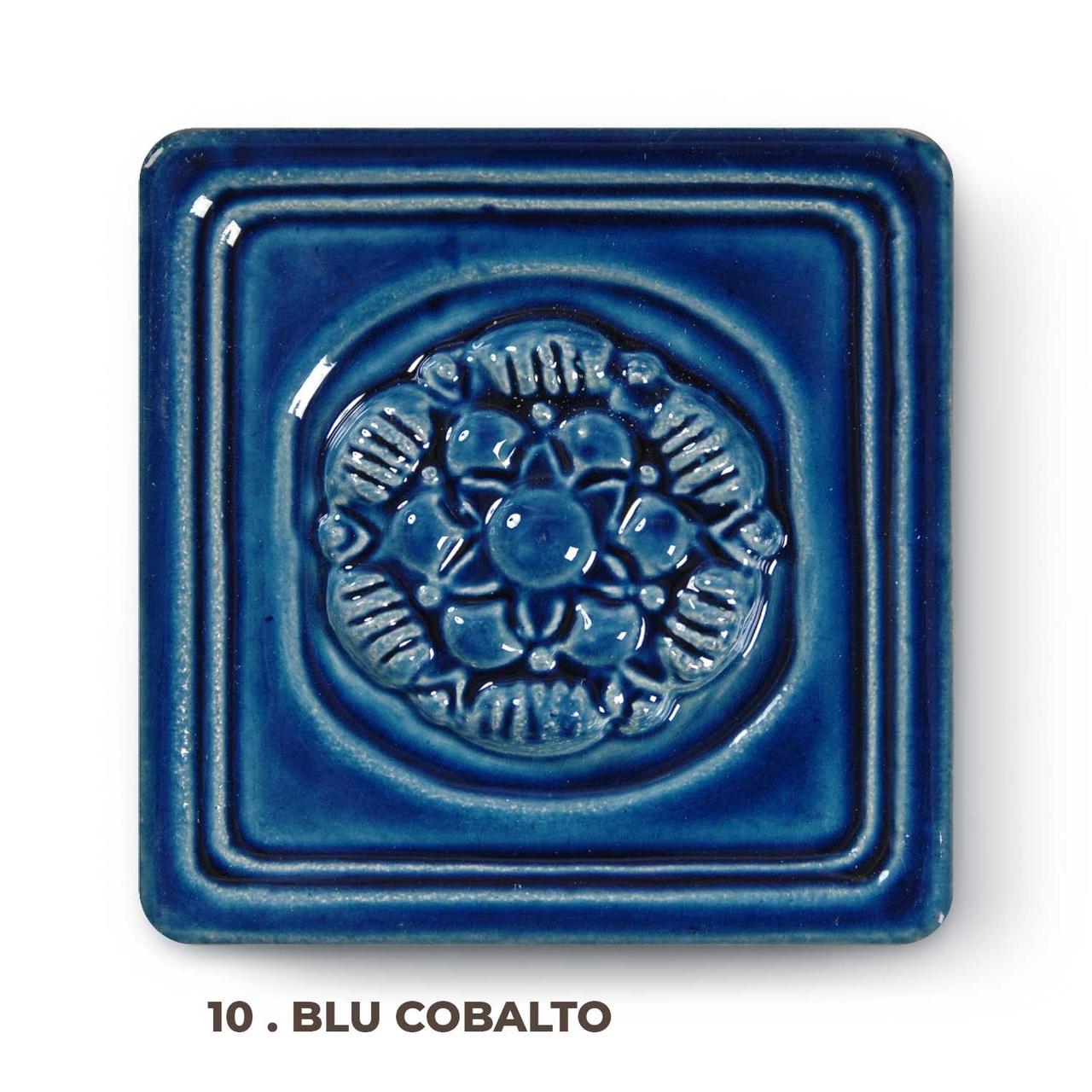 Печь-камин La Castellamonte Amabile modello 1 Blu-Cobalto-Кобальт синий