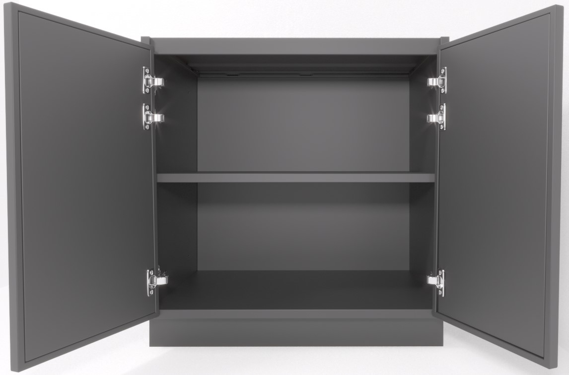 Модуль с 2 дверьми и 1 полкой