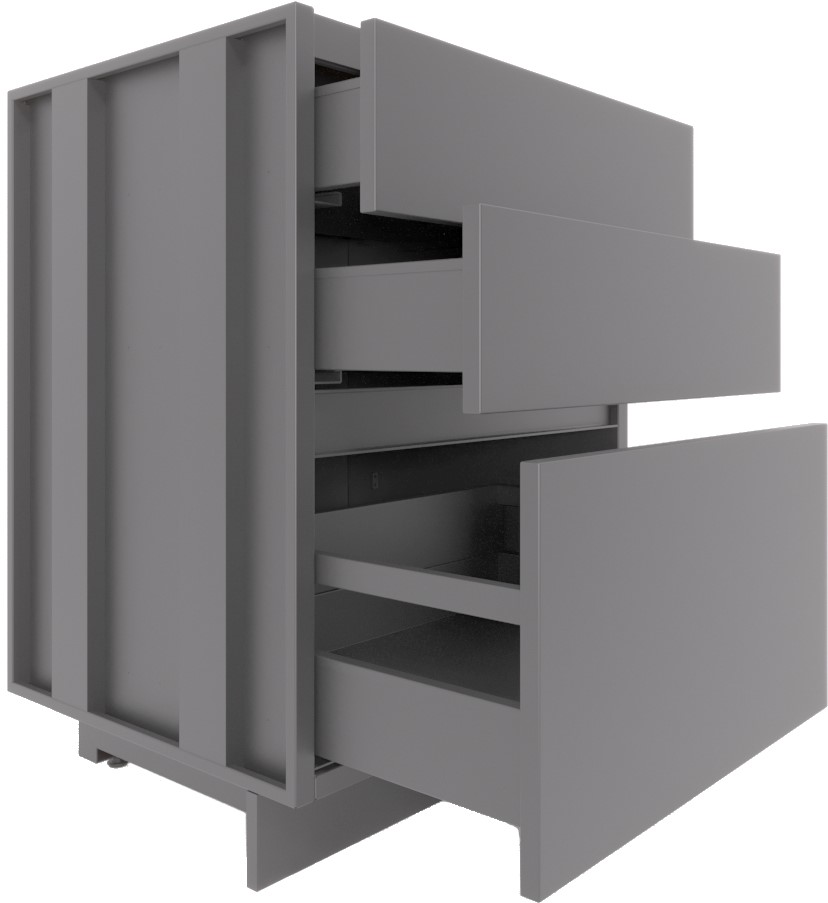 Модуль с 3 выдвижными ящиками