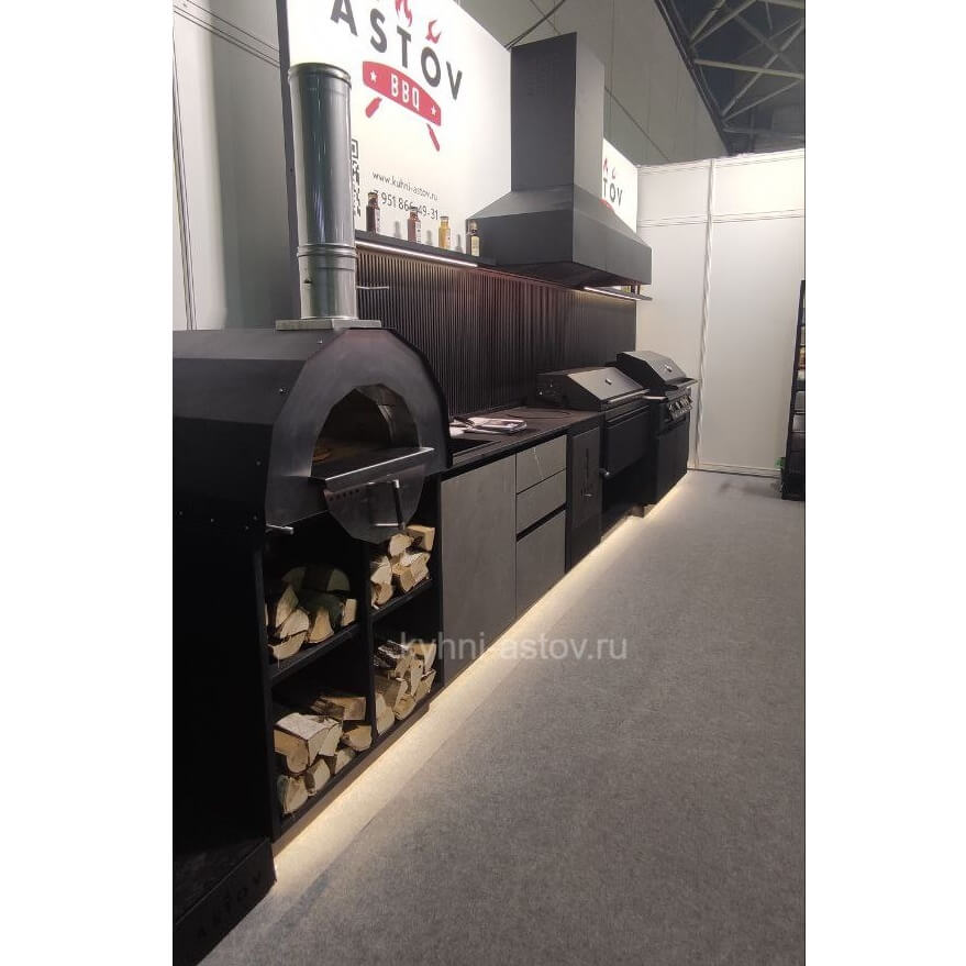 Пицца печь 800 мм (Русская печь) пиццерия без дровника