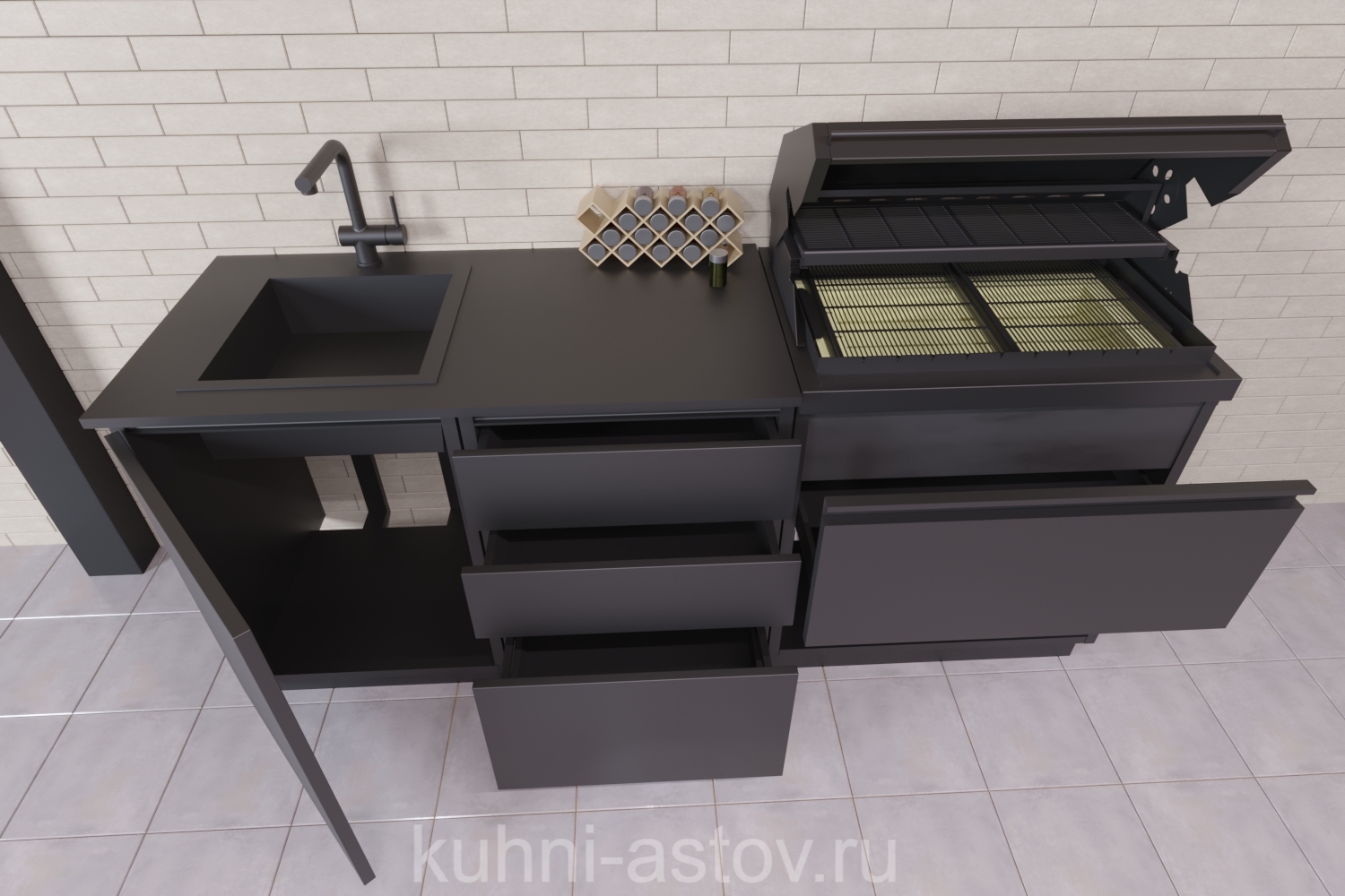 Барбекю зона ASTOV № 5