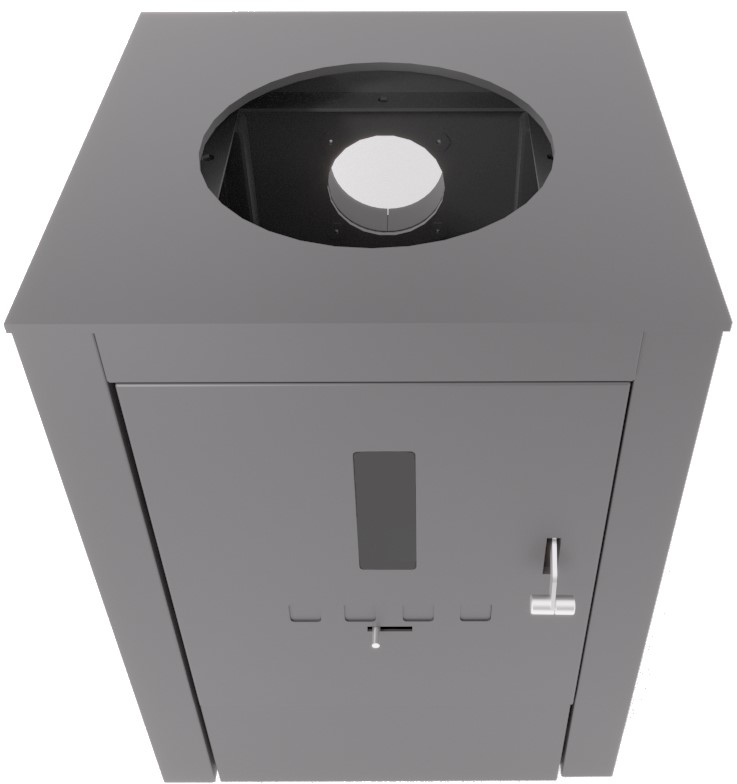 Дровяная печь под казан 800 мм