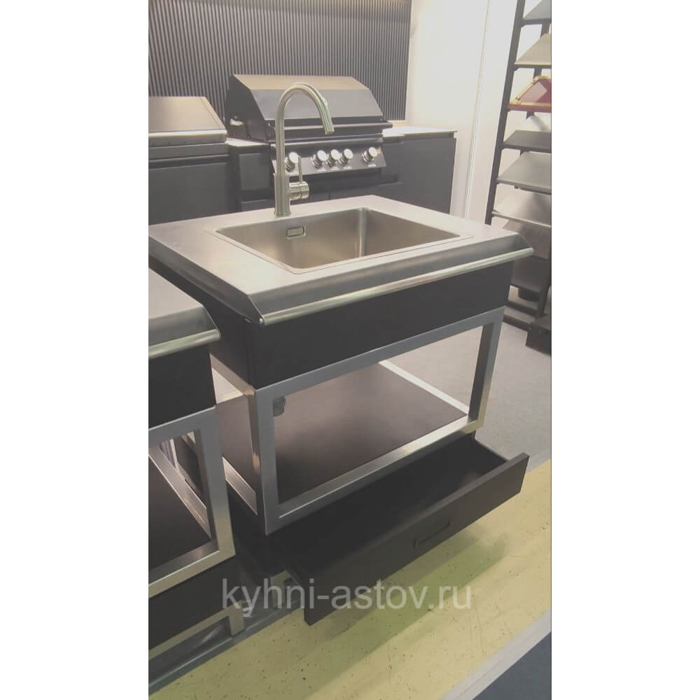 Мобильный модуль с мойкой (мойка и смеситель не входят в комплект)