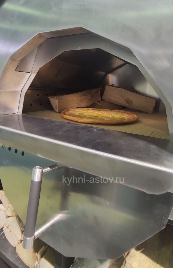 Пицца печь 800 мм (Русская печь) пиццерия без дровника
