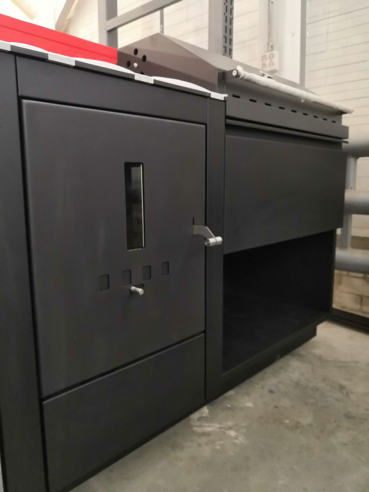 Дровяная печь под казан 600 мм