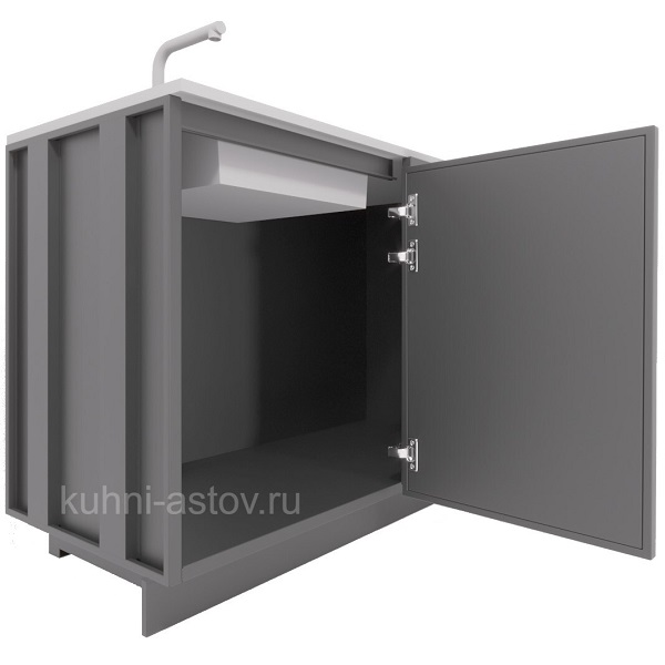 Модуль угловой под мойку для мангальной зоны