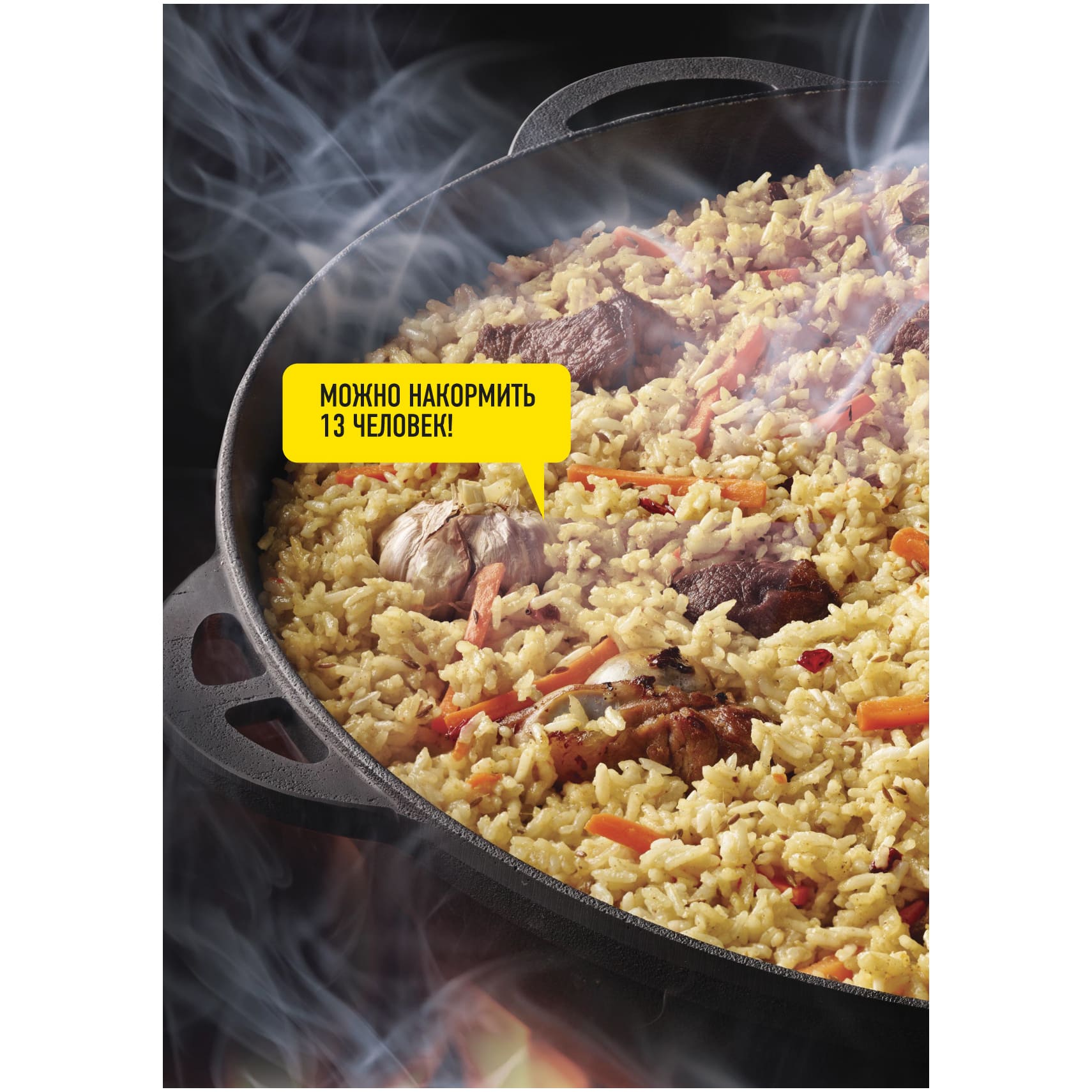 КАЗАН ЧУГУННЫЙ С КРЫШКОЙ ИЗ НЕРЖАВЕЮЩЕЙ СТАЛИ FORESTER, CI-14