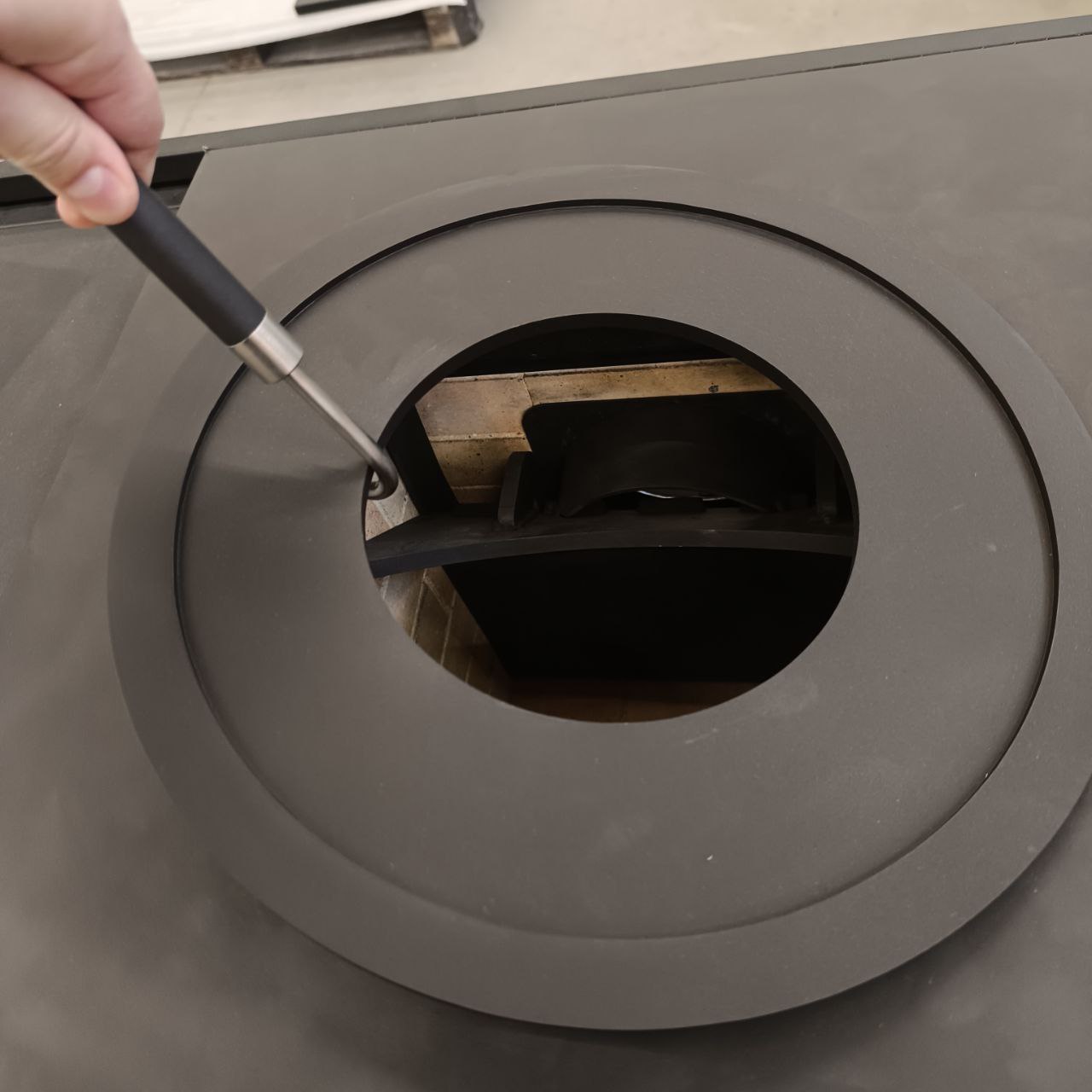 Наборные стальные кольца для печи под казан 600х600 мм.