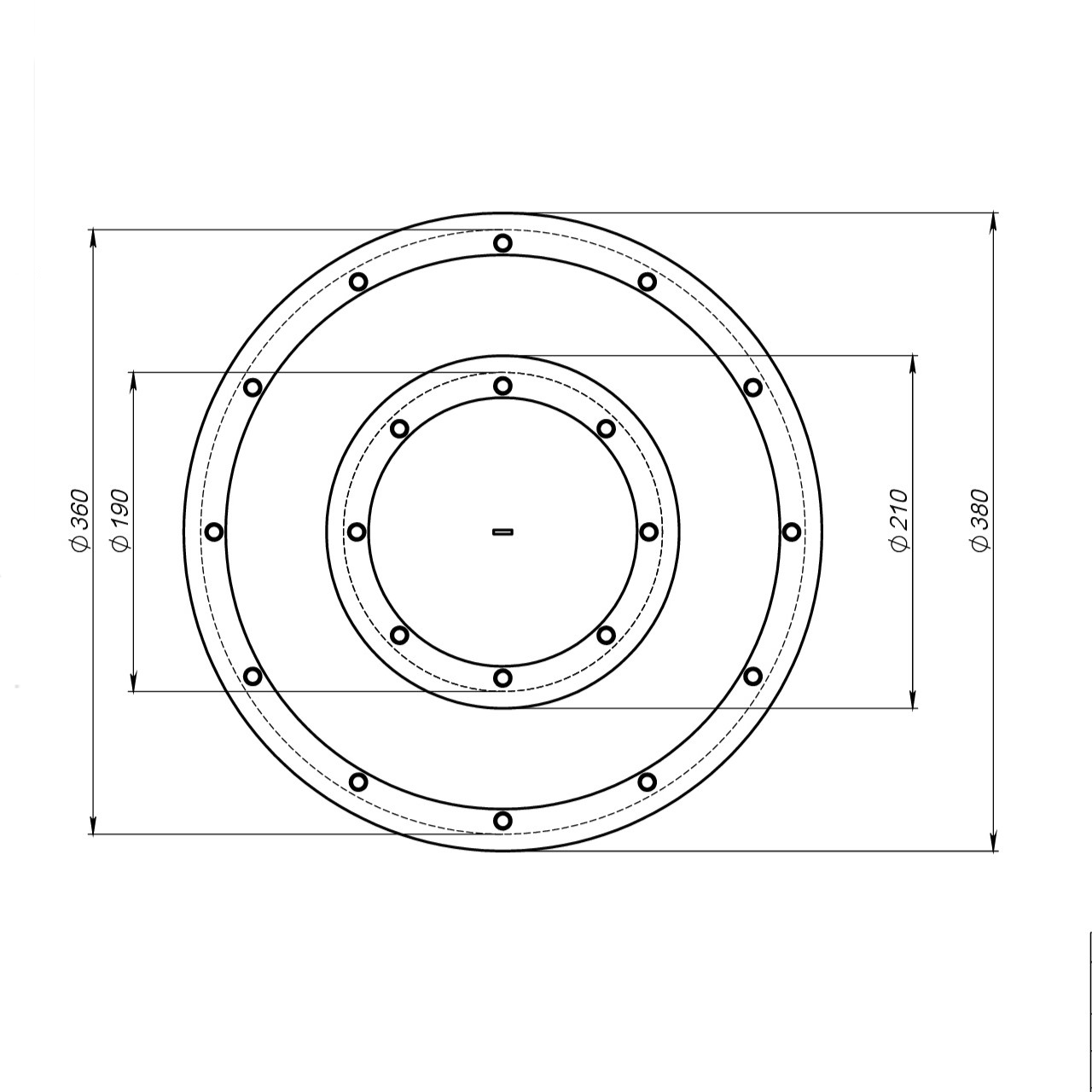 Наборные стальные кольца для печи под казан 600х600 мм.