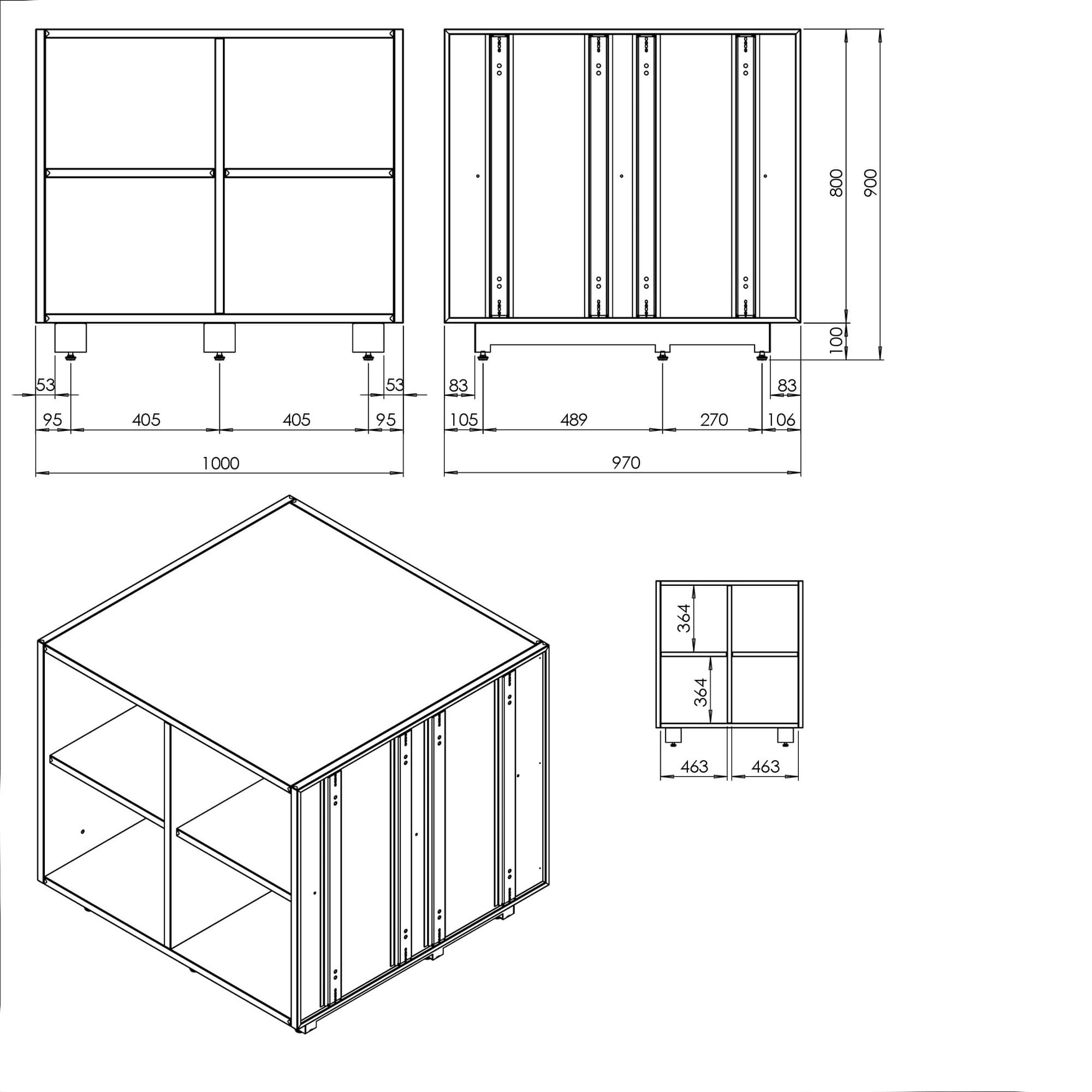 Пицца печь 1000 мм (Русская печь) с дровником